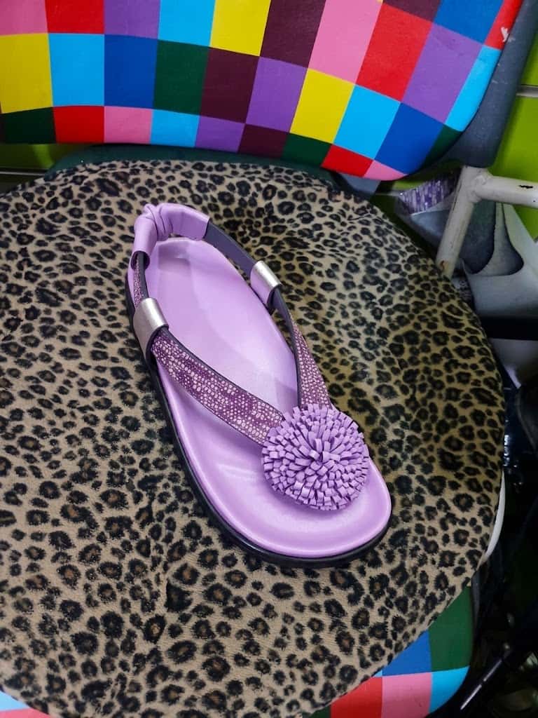Sandales femme Padame Violet– Édition Fleur