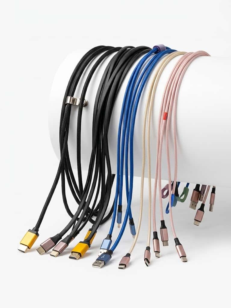 Câble USB 3‑en‑1 Tressé Universel sans carton