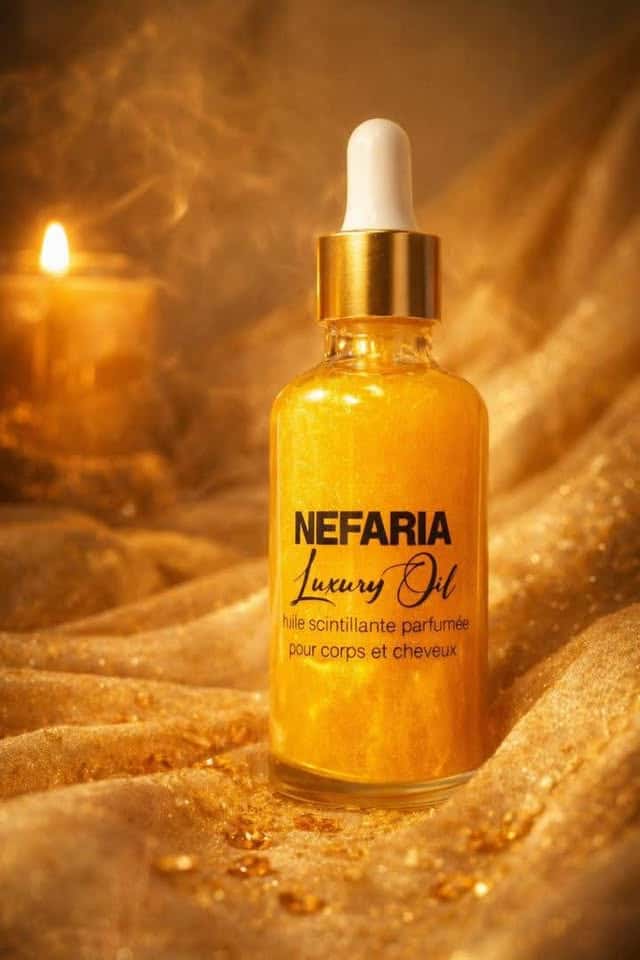 Huile Scintillante Parfumée Vanille - NEFARIA