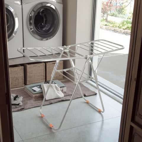 Étendoir à Linge Pliable Pliant – Séchoir à Linge Métallique (150 x 110 cm)