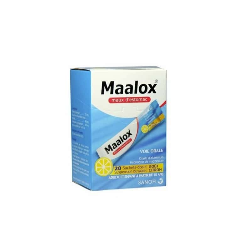 MAALOX citron en boîte