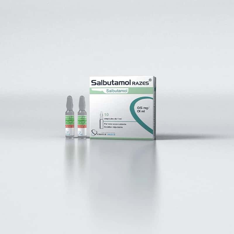 SALBUTAMOL 0,5MG/1 ML ( 1 boite )