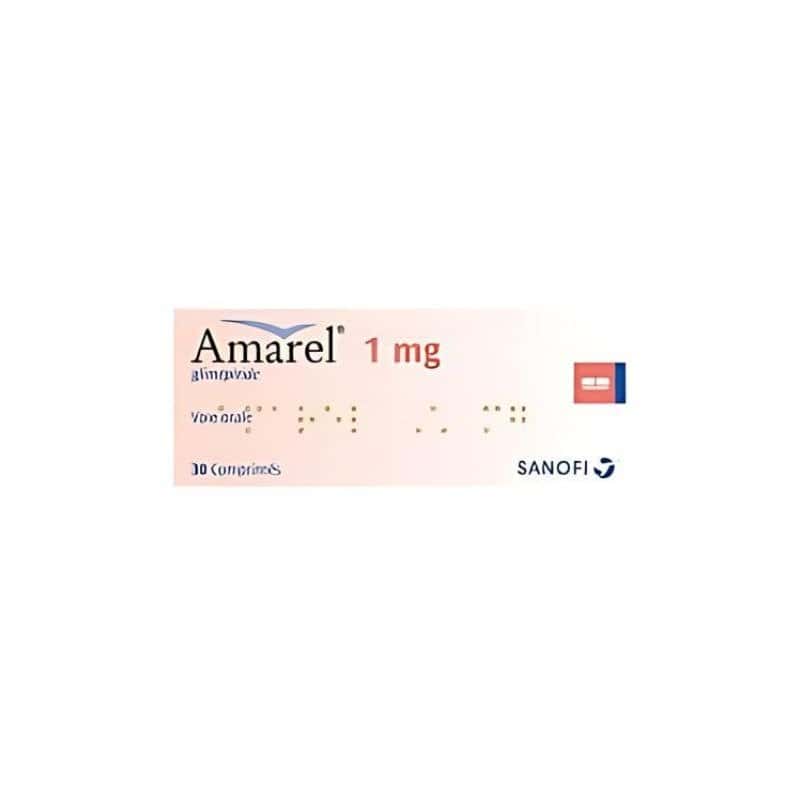 Amarel 1mg - Boîte de 30 Comprimés