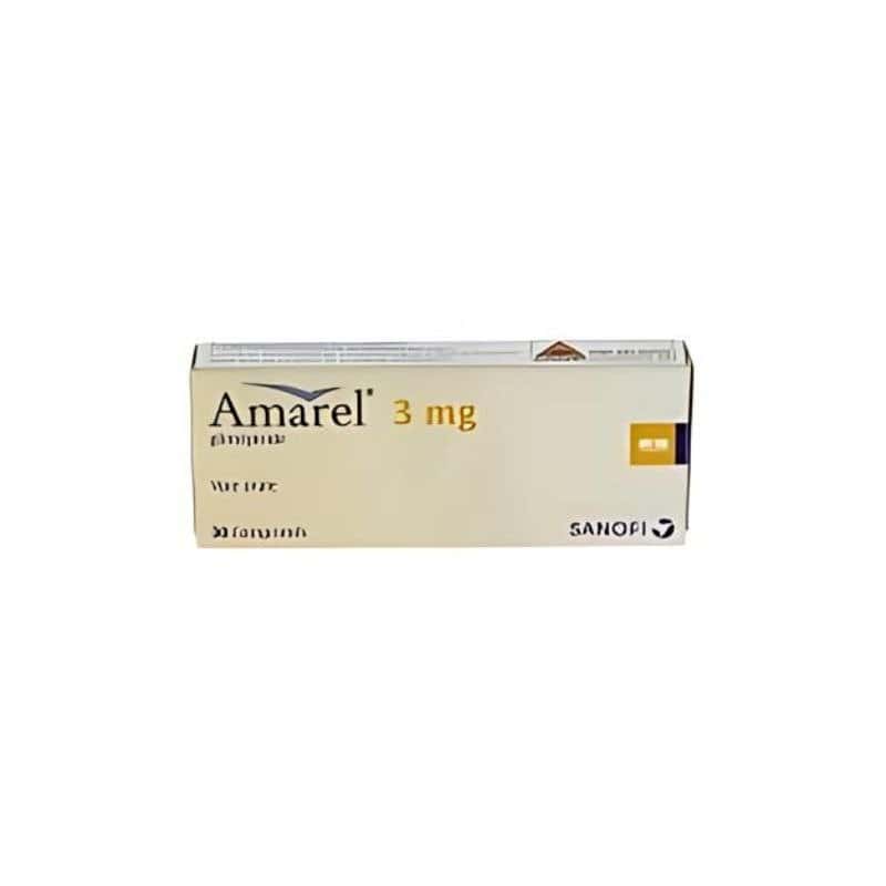 Amarel 3mg - Boîte de 30 Comprimés