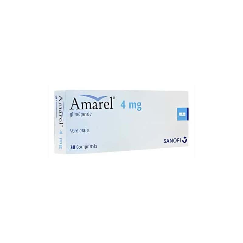 Amarel 4mg - Boîte de 30 Comprimés
