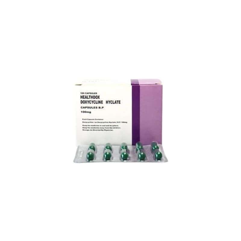 Doxycycline 100 mg (boîte de 10 x 10 comprimés)