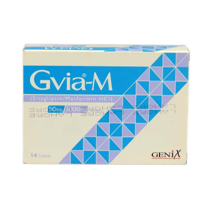 GVIA-M 50MG/1000MG CPR PELL B/60