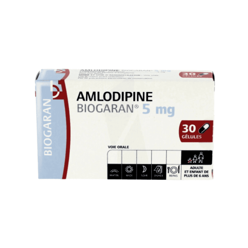 Amlodipine 5mg - Comprimés Pelliculés - Boîte de 30 Comprimés (3x10) - Deska