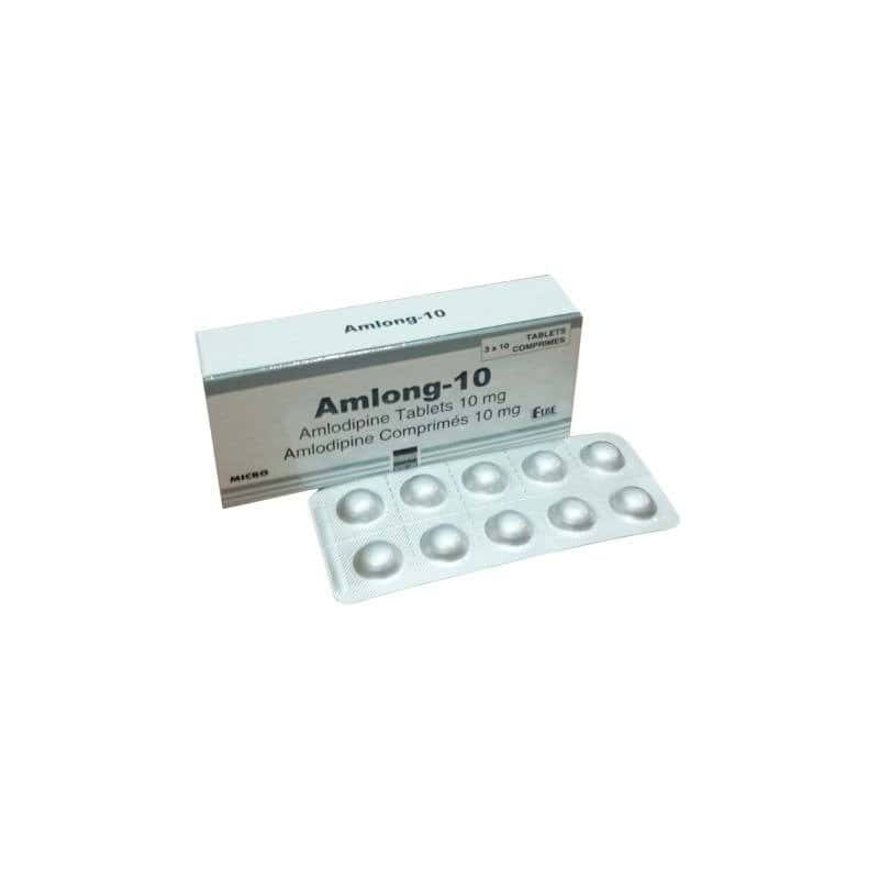 Amlong 10mg - Boîte de 30 Comprimés