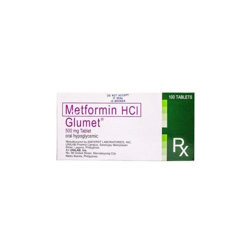 GLUMET 500MG CP 10X10