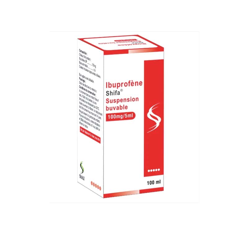 Ibuprofène Shifa Suspension Buvable