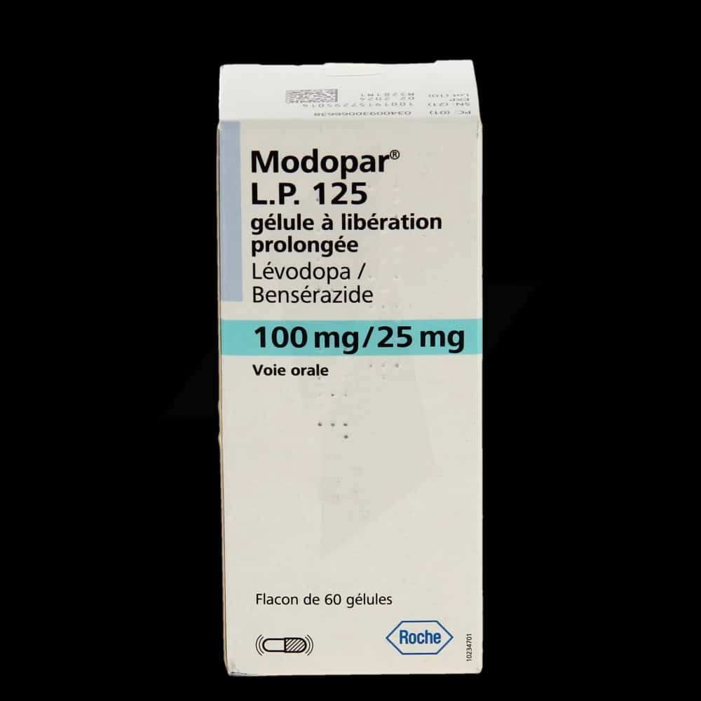 MODOPAR 100/25 MG (Gélules)