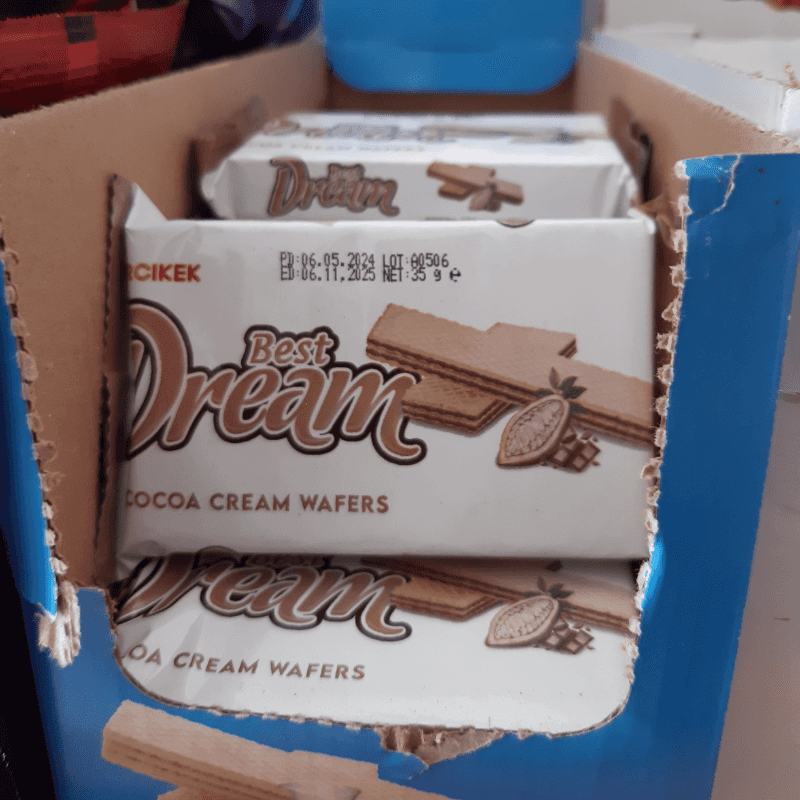 BEST DREAM Caramel Cream Wafers - 24 Pièces