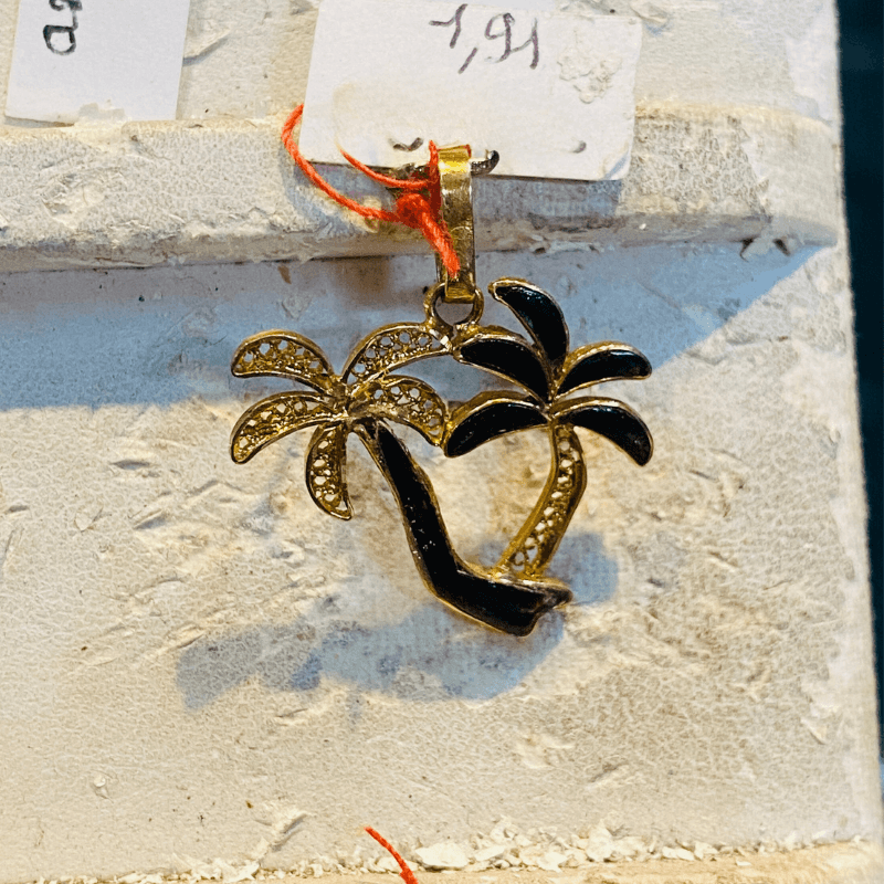 Pendentif 2 cocotiers