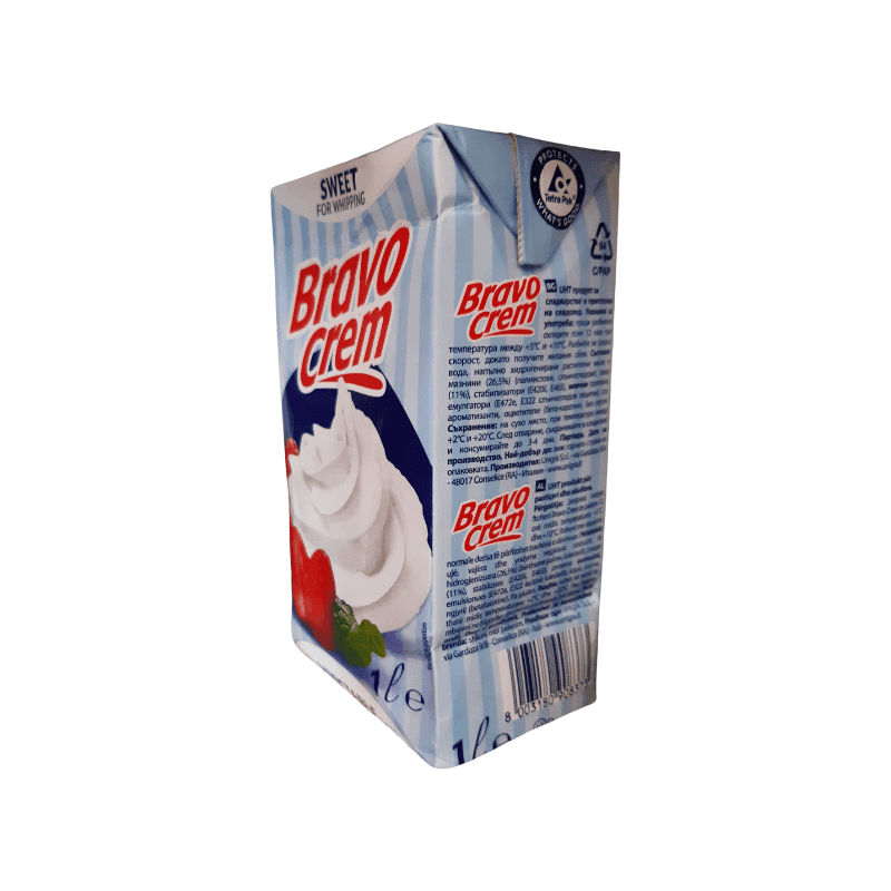 Sweet for Whipping BRAVO CREAM - 1 Litre