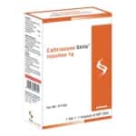Cetazone Ceftriaxone 1g Poudre et Solvant pour Injection