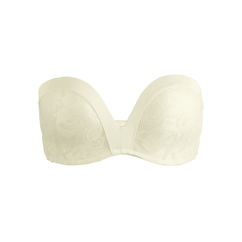 Soutien gorge en dentelle sans bretelle (1 pièce)