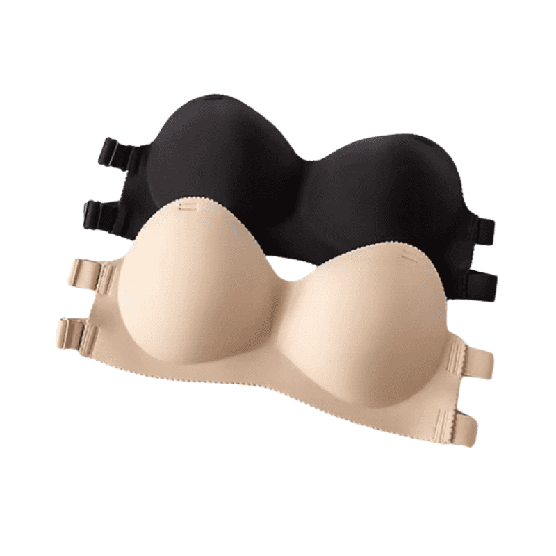 Soutien gorge invisible sans bretelle, push up (1 pièce)
